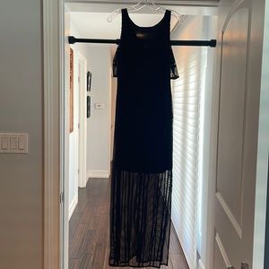 Black mesh like dress